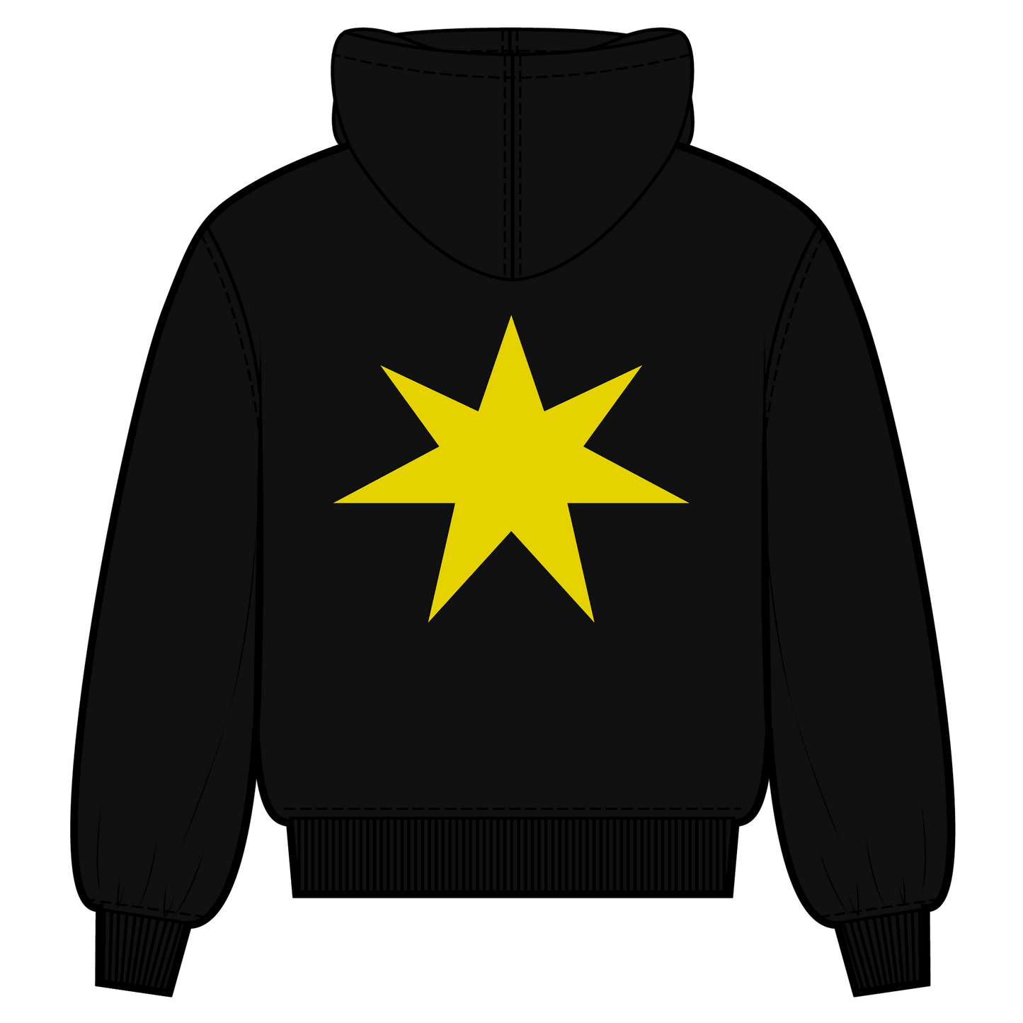 Grizzy Bear 7 Pointed Star Limited Edition Hoodie